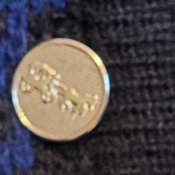 Vintage Cardigan Button Up Tartan Plaid Tally Ho Size Med Large No Size Tag - Picture 2 of 7